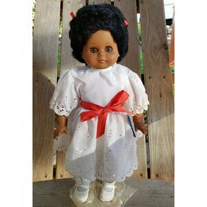 Goebel African American Doll Black Hair Brown 100/1000 1989 Sheree Engel Puppe